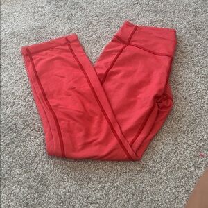 Lululemon Athletica Red Leggings